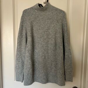 Grey Topshop Mock Neck/Turtleneck Knit Sweater - Size 6